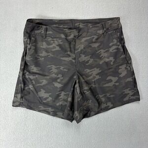Spanx Pull On Sunshine Camo Shorts Size Large
